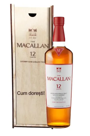 Macallan 12 Year Old Sherry Oak 2025 Gift Box 700ml